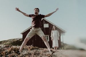San Diego wedding videographer - fun couple shoot at the beach - cinematic elopement photographer