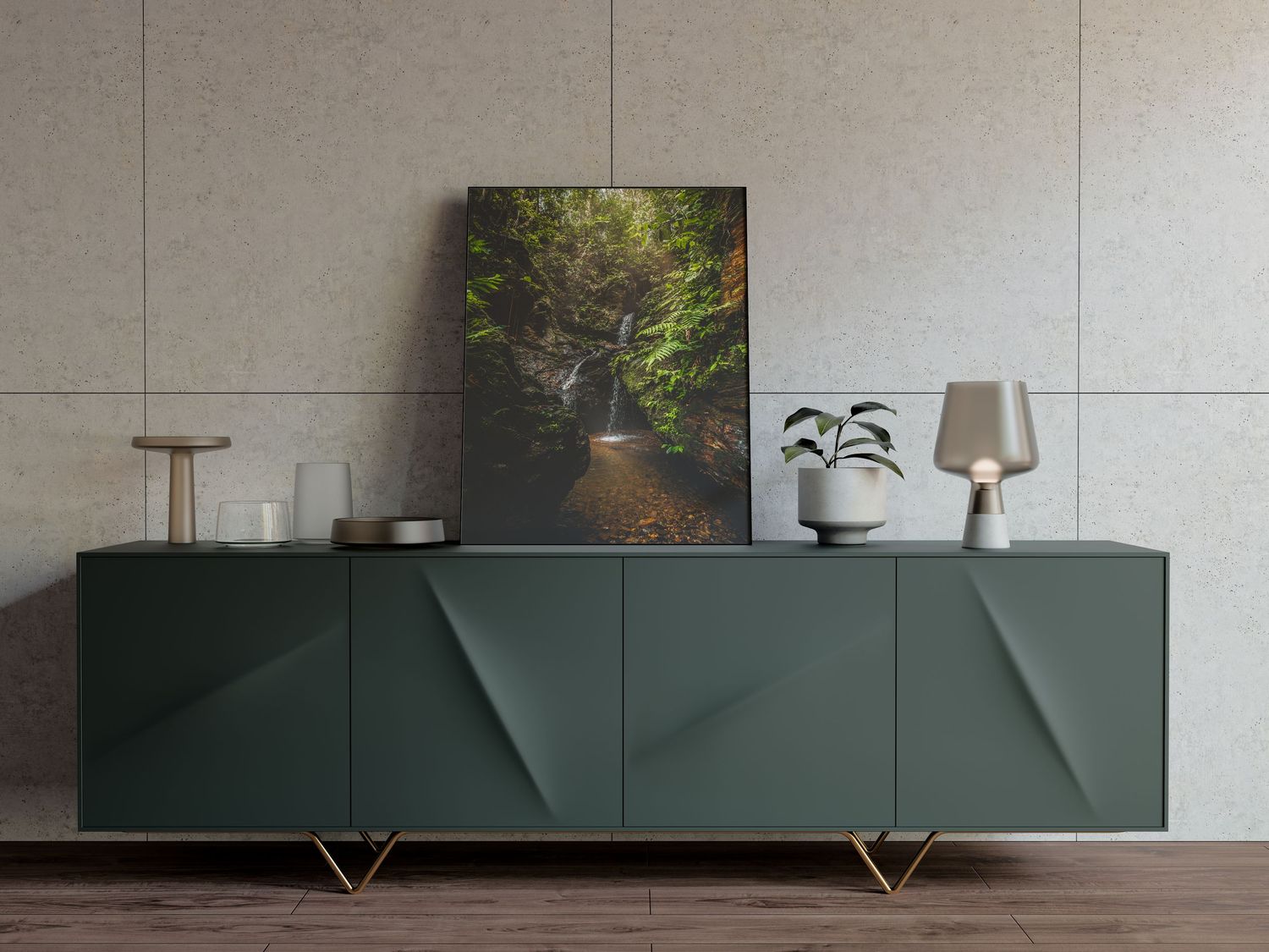 Brasso Seco Village Waterfall - Curated Fine Art Print by Tarique Eastman