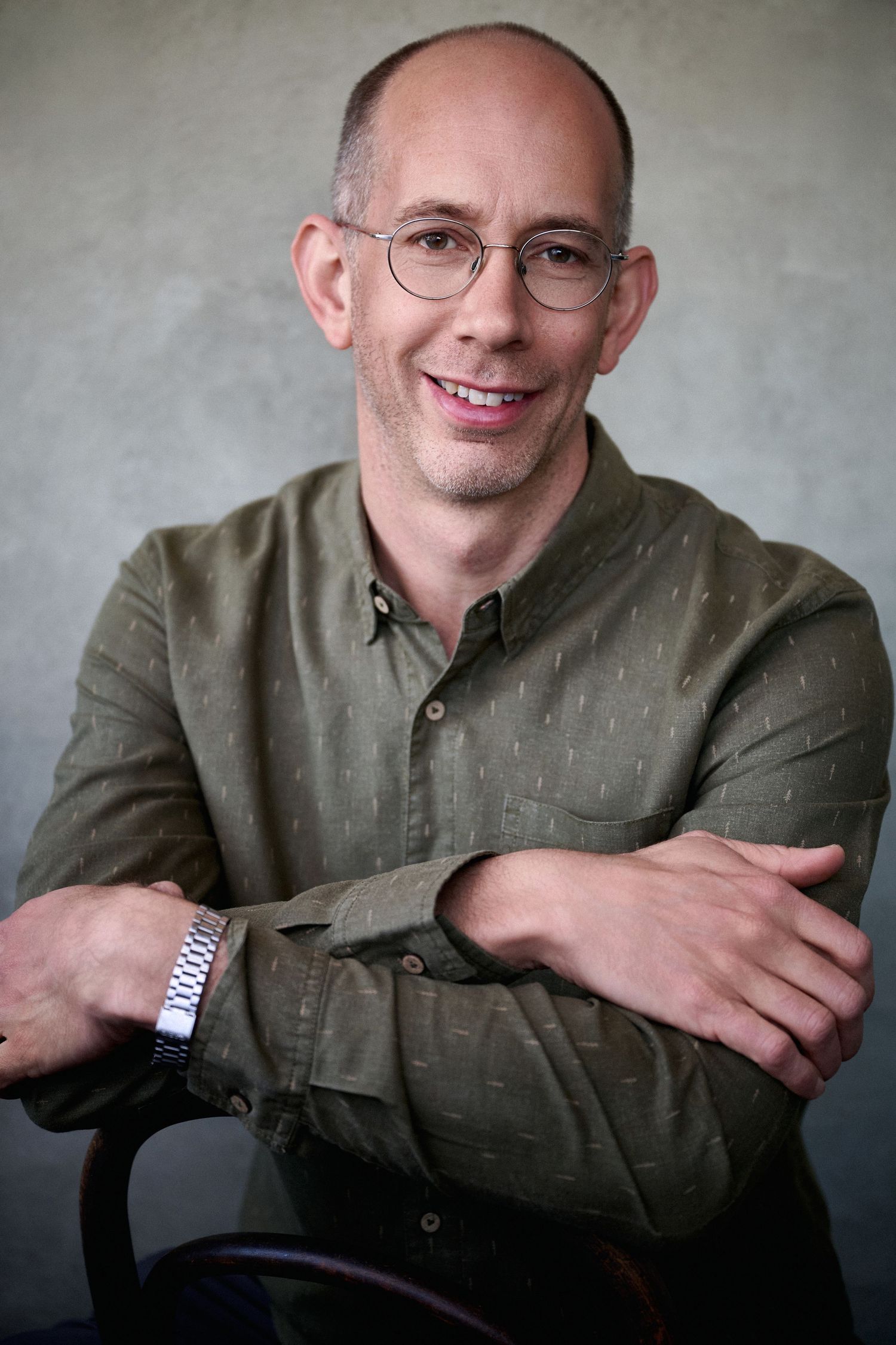 Natural, authentic corporate headshot