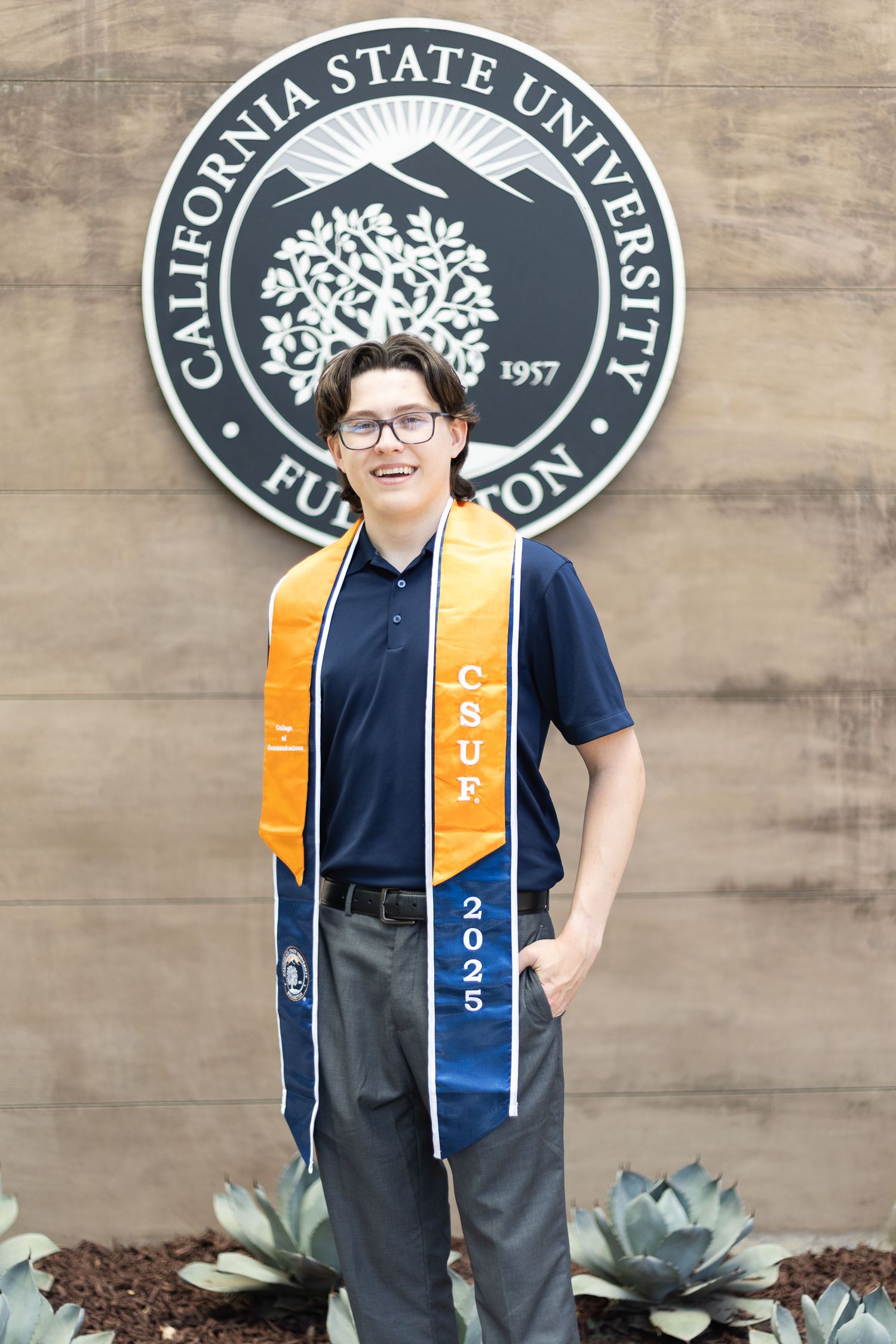Cal Sate Fullerton graduation session.