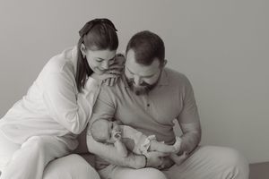 Newborn Foto-Shooting im Tageslichtstudio Schöftland