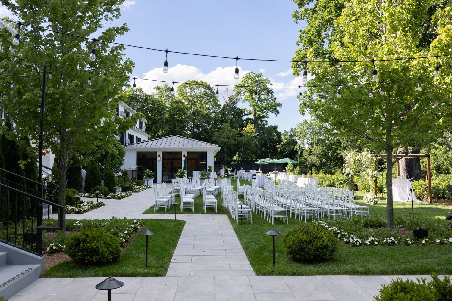 garden wedding kittle house westchester new york