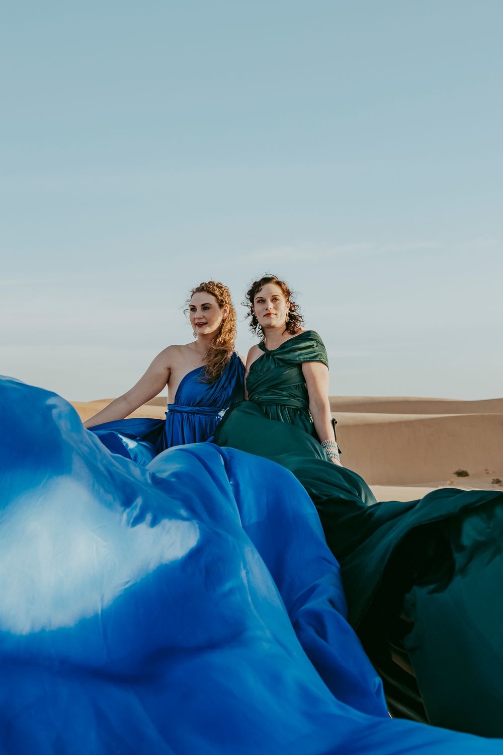 Destination Flying dress photoshoots in the Namib desert