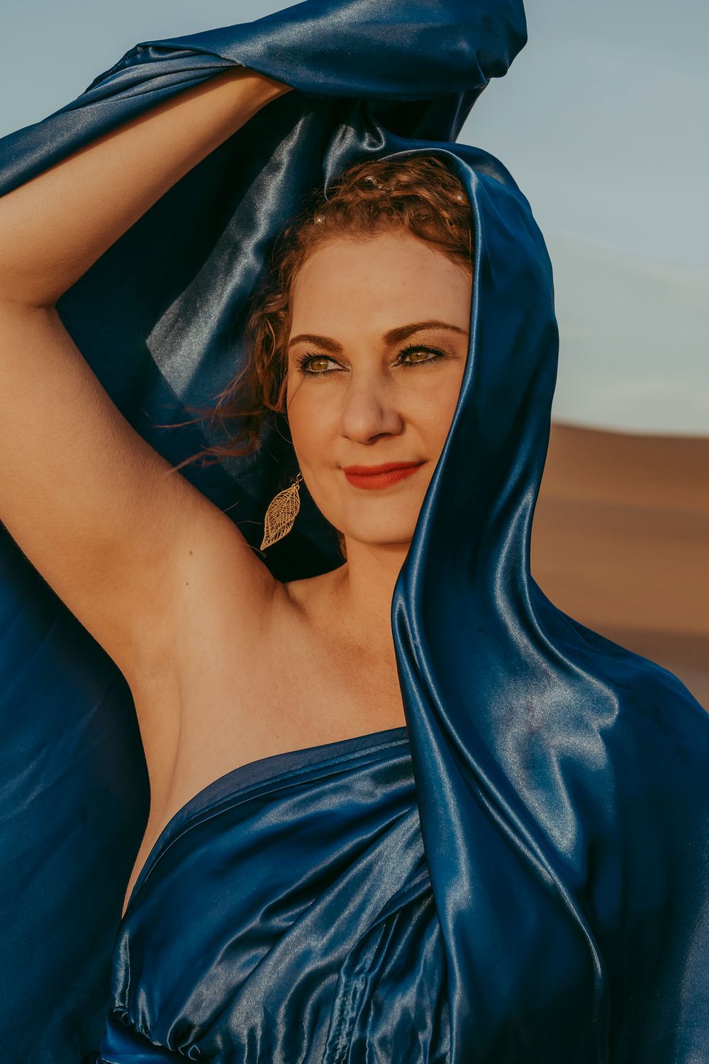 Destination Flying dress photoshoots in the Namib desert