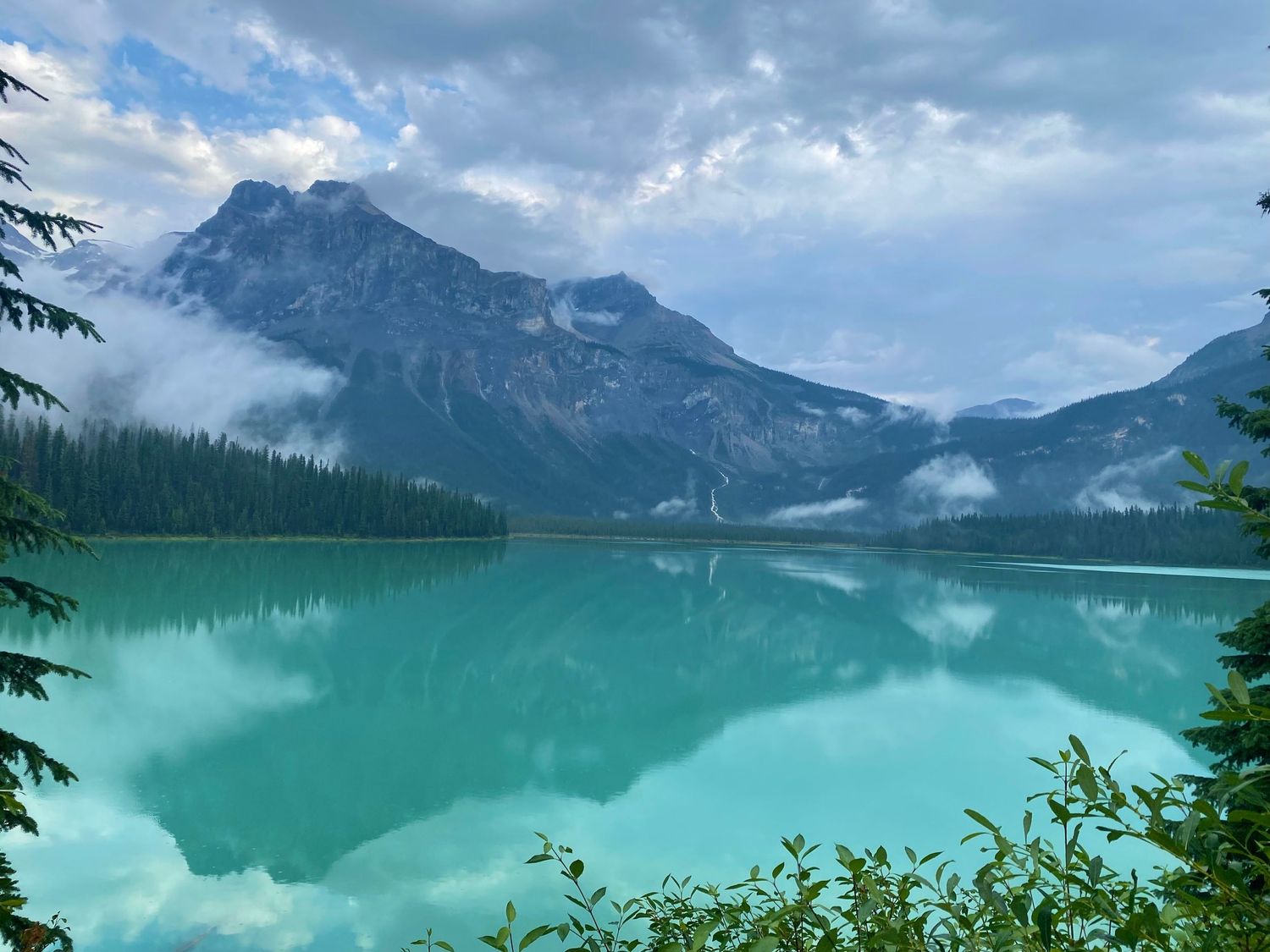 Emerald Lake in Alberta Canada