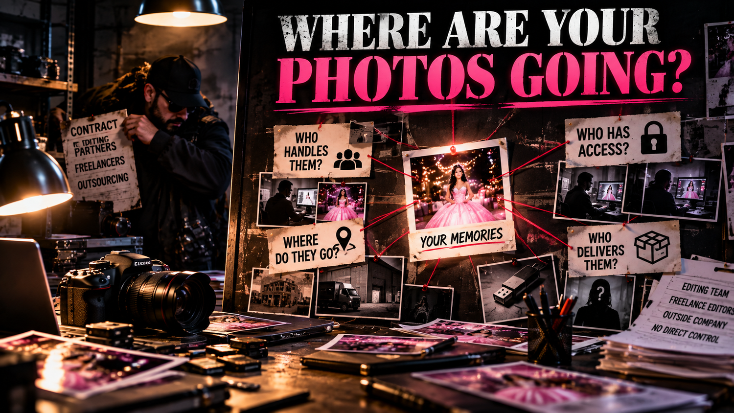 Who edits quinceañera photos guide: for Dallas Fort Worth families comparing photographers, editing workflows, outsourcing, and delivery.
