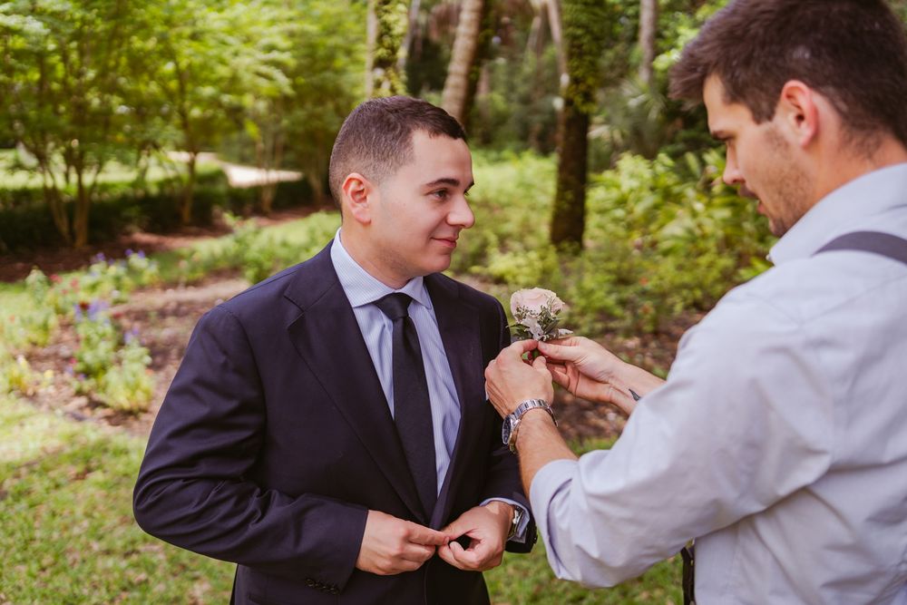 Washington Oaks Gardens State Park Wedding in Palm Coast, Florida. Getting Ready photography.