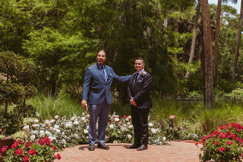 Washington Oaks Gardens State Park Wedding in Palm Coast, Florida. Ceremony photography.