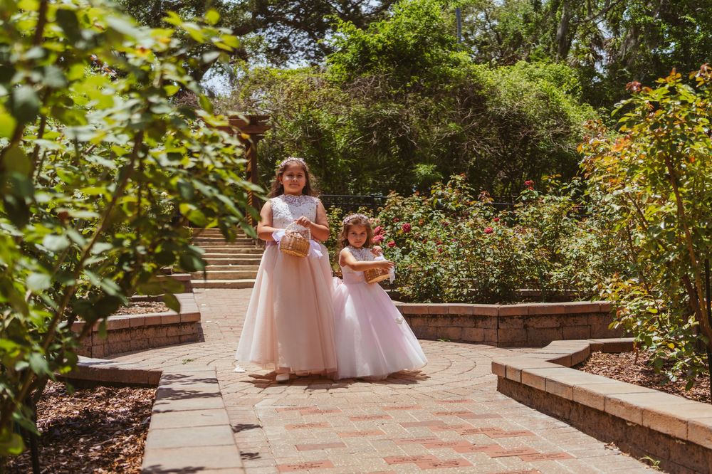 Washington Oaks Gardens State Park Wedding in Palm Coast, Florida. Ceremony photography.