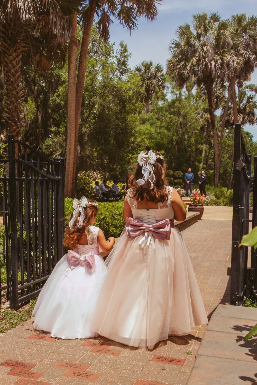 Washington Oaks Gardens State Park Wedding in Palm Coast, Florida. Ceremony photography.