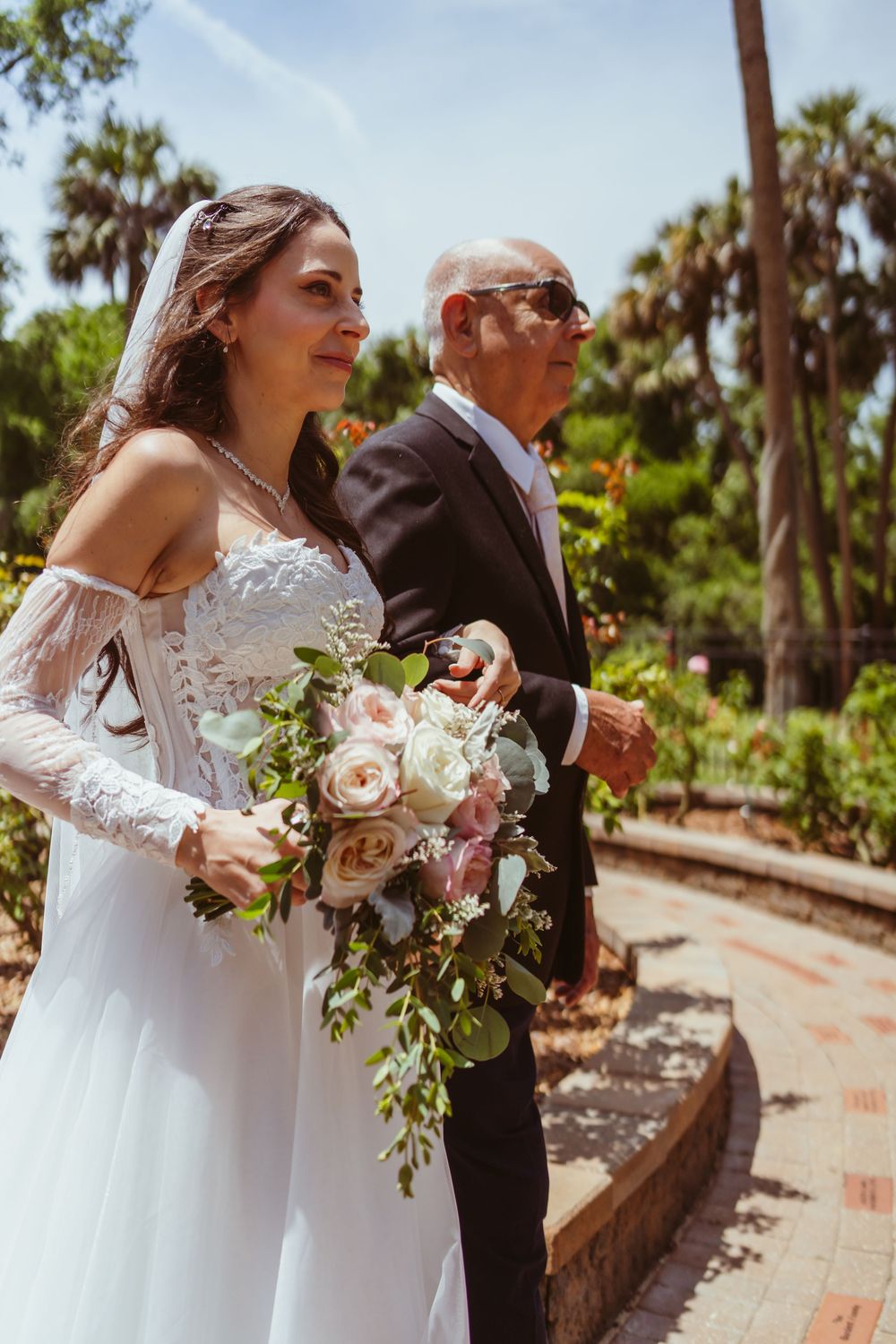 Washington Oaks Gardens State Park Wedding in Palm Coast, Florida. Ceremony photography.