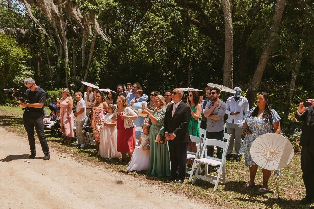 Washington Oaks Gardens State Park Wedding in Palm Coast, Florida. Ceremony photography.