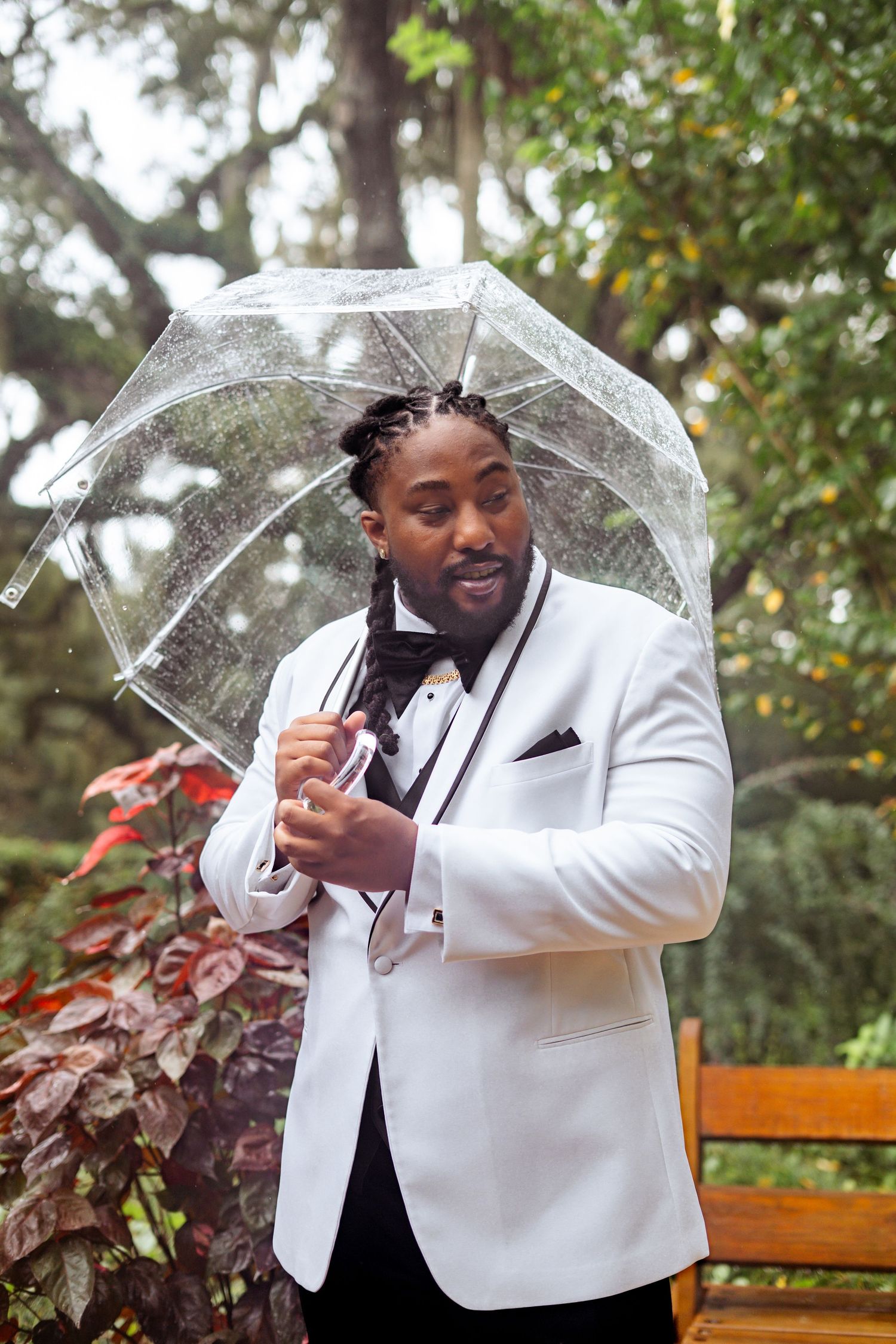 Washington Oaks Gardens State Park Wedding portraits in Palm Coast, Florida. First look Photography.