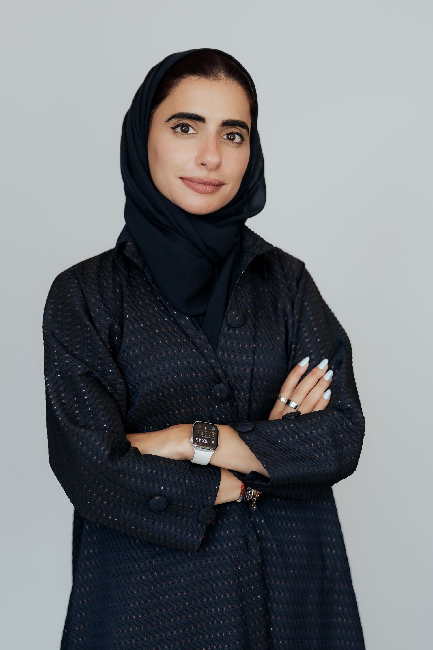 Consistent corporate team headshots for a Dubai company website