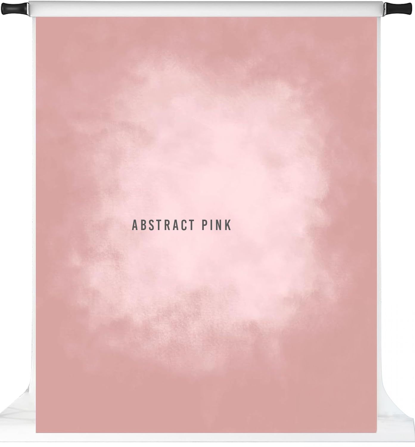 Abstract pink photography backdrop with soft cloud-like texture and gradient tones, ideal for portrait and product photography.