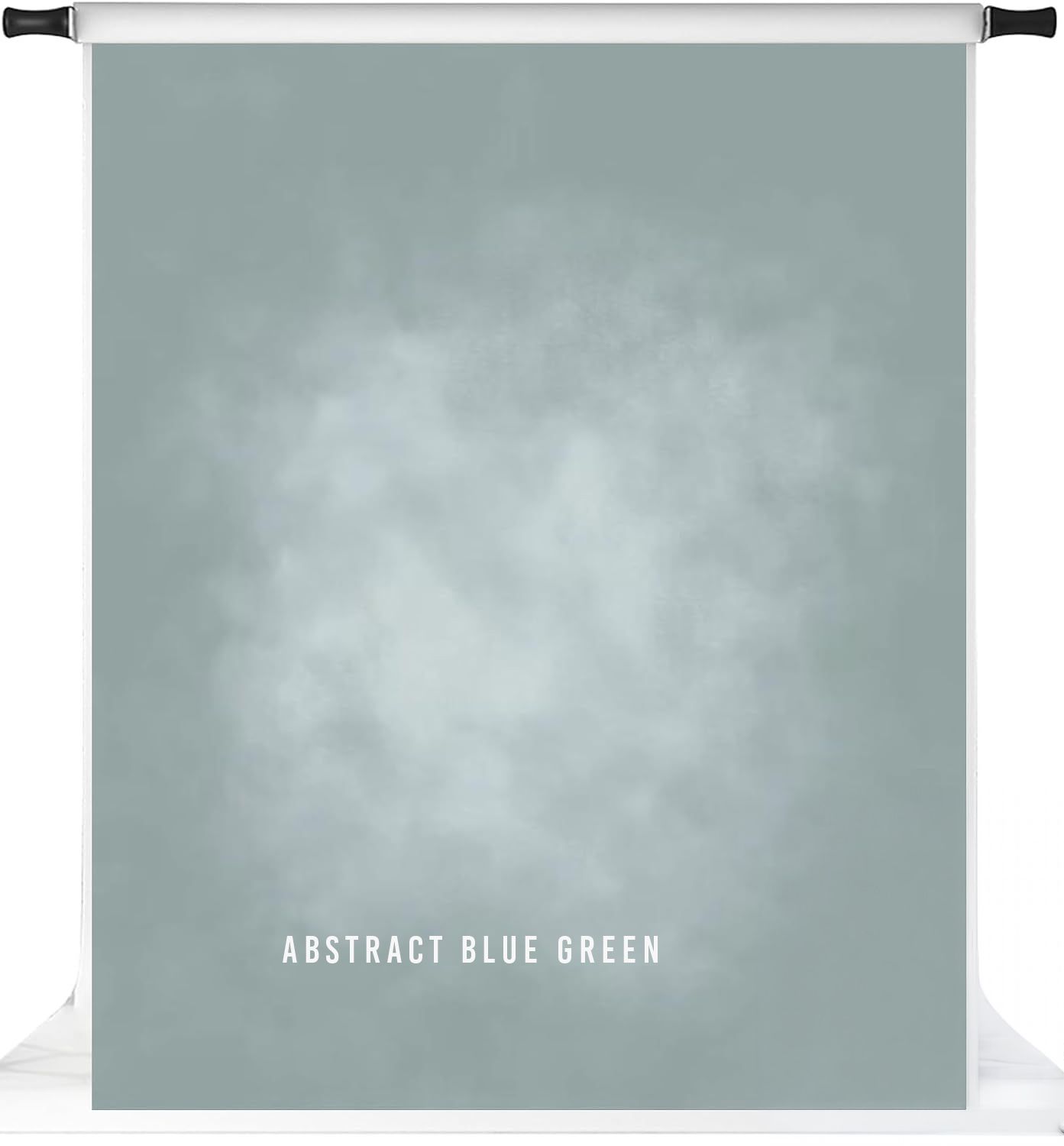 Abstract blue-green photography backdrop with soft cloudy texture, ideal for professional portrait and studio photography sessions.