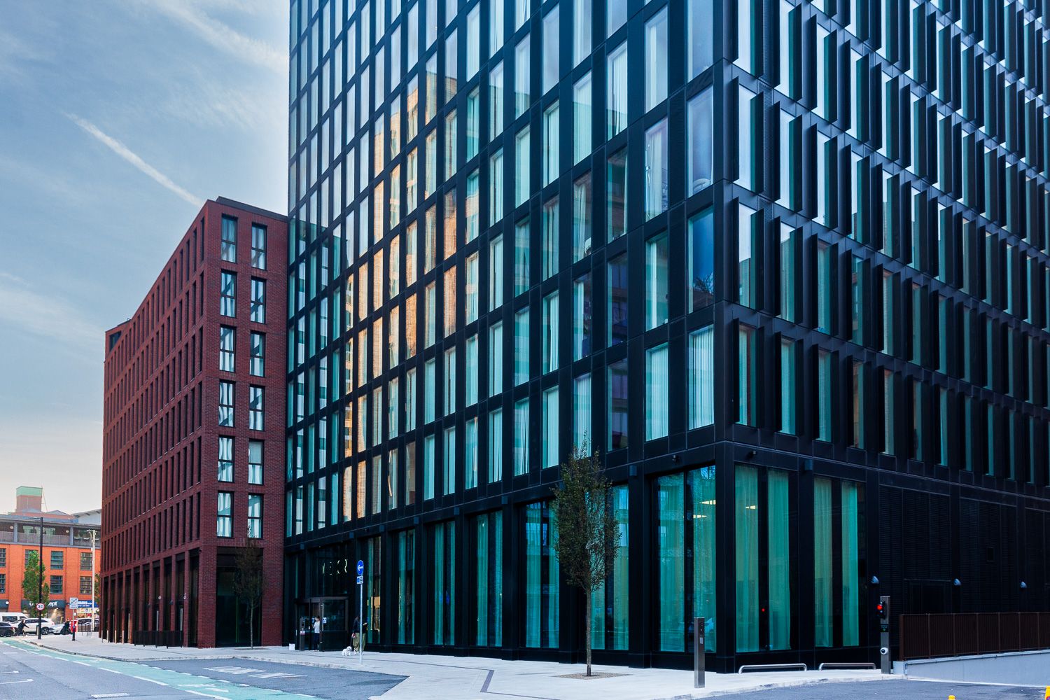 One Port Street Manchester podium and tower