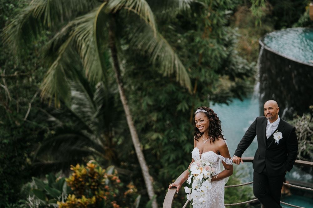Wedding photography at The Kayon Jungle Resort in Ubud.