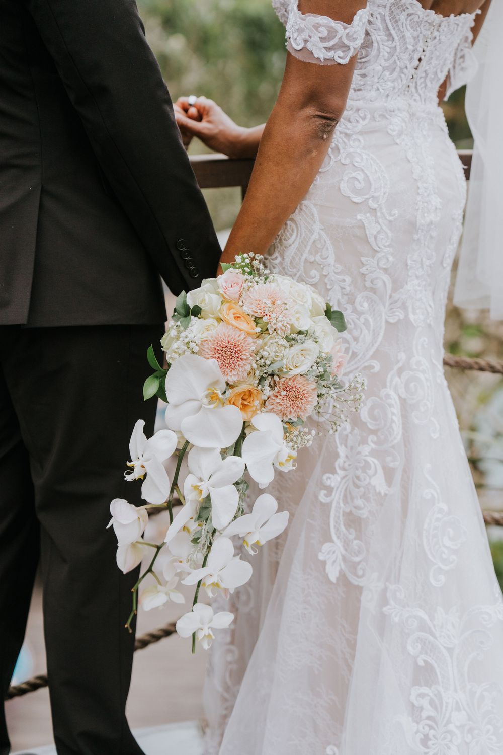 Professional wedding photographer at The Kayon Jungle Resort.