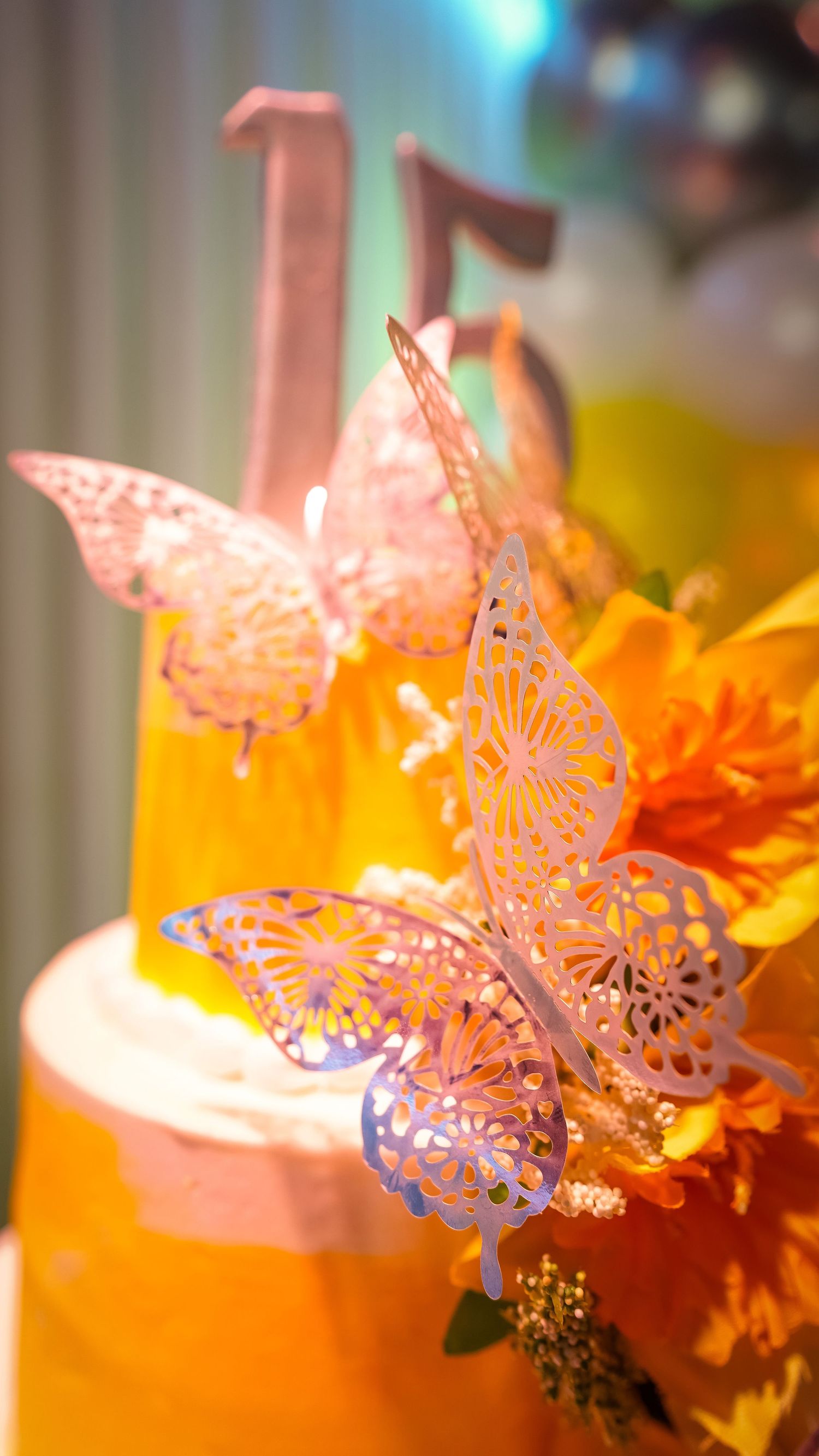 Elegant Quinceañera photography featuring Briana's yellow ball gown during her unforgettable Dream Quinceañera in Irving Texas.