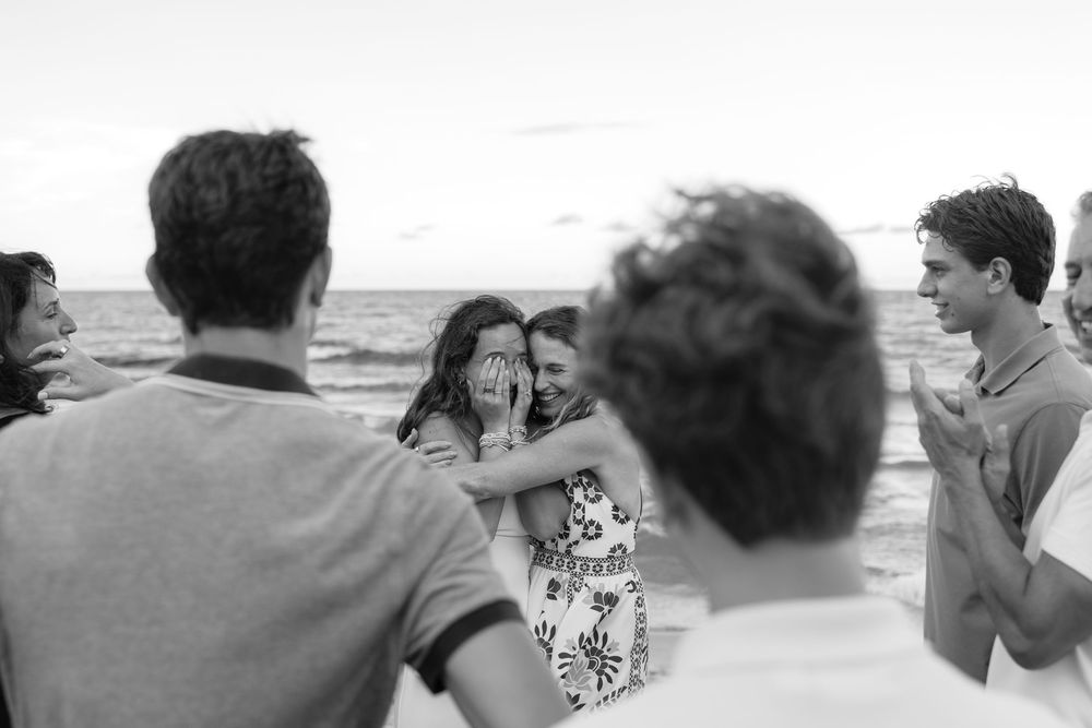 Beach surprise proposal in Florida. Jacksonville Proposal Photographer, Jacksonville Beach Proposal Photographer - Lindsay McDow Photography