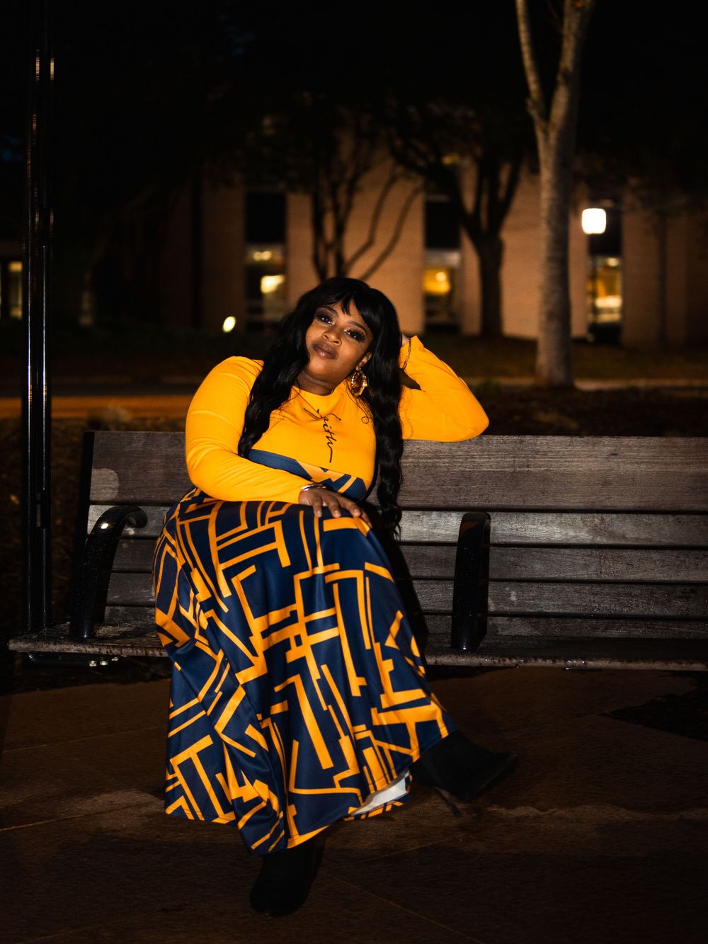 Bell Tower Green, Salisbury, North Carolina - black woman portrait photography