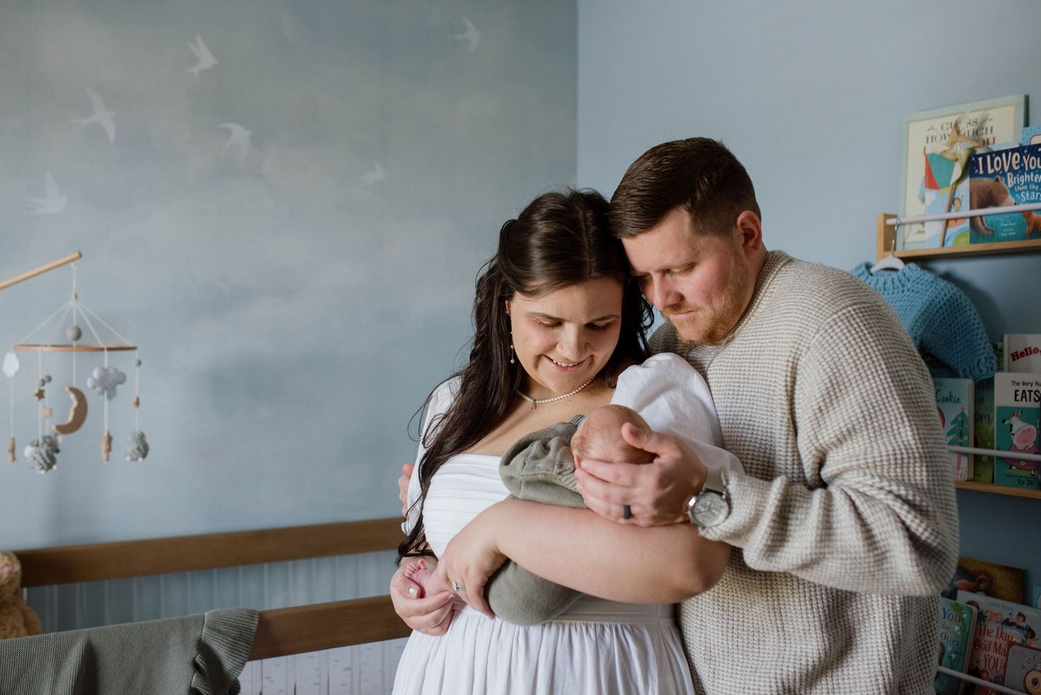 family and newborn photos, newborn photography