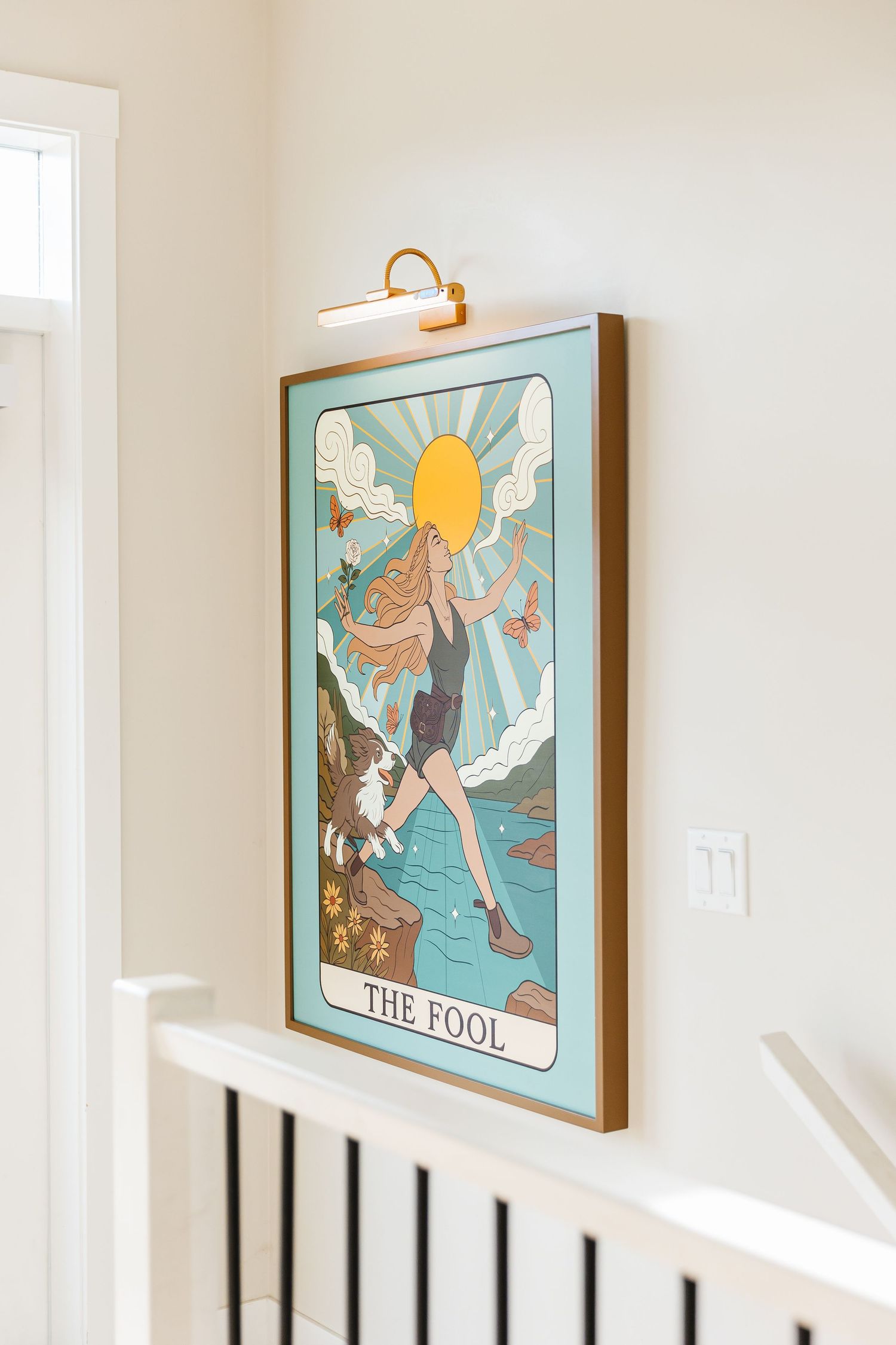 Lifestyle photo taken of a piece of art indoors by a Kelowna photographer
