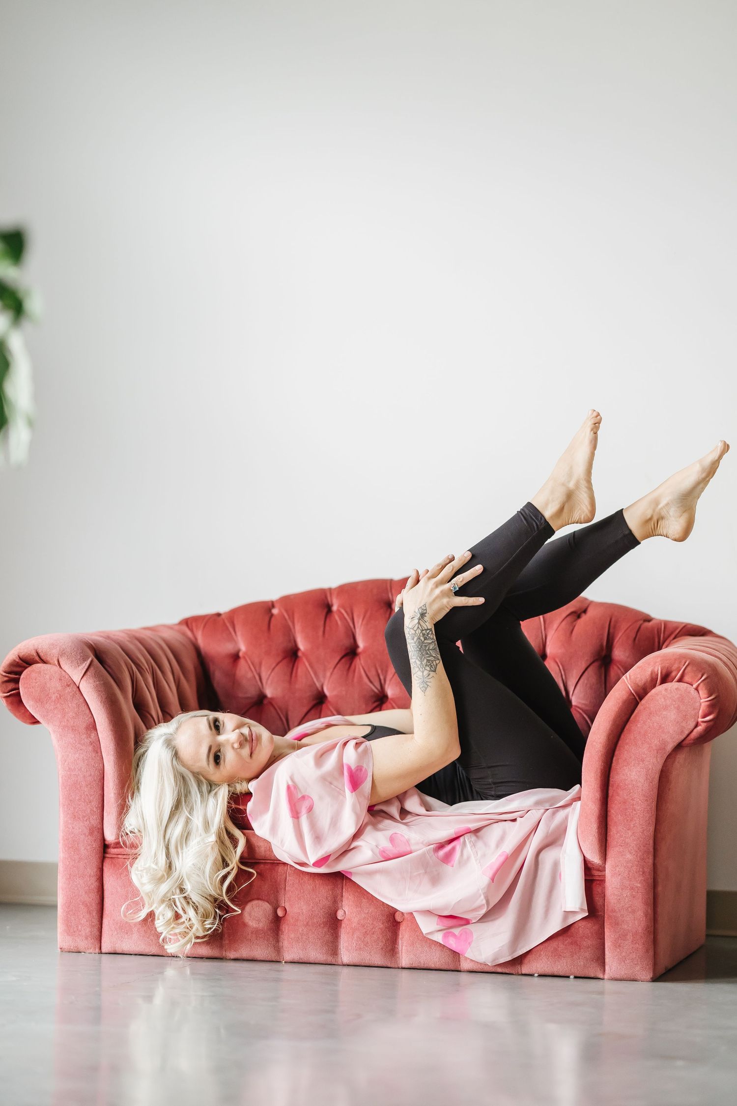 Studio photography done by a local Kelowna photographer for a branding lifestyle photoshoot