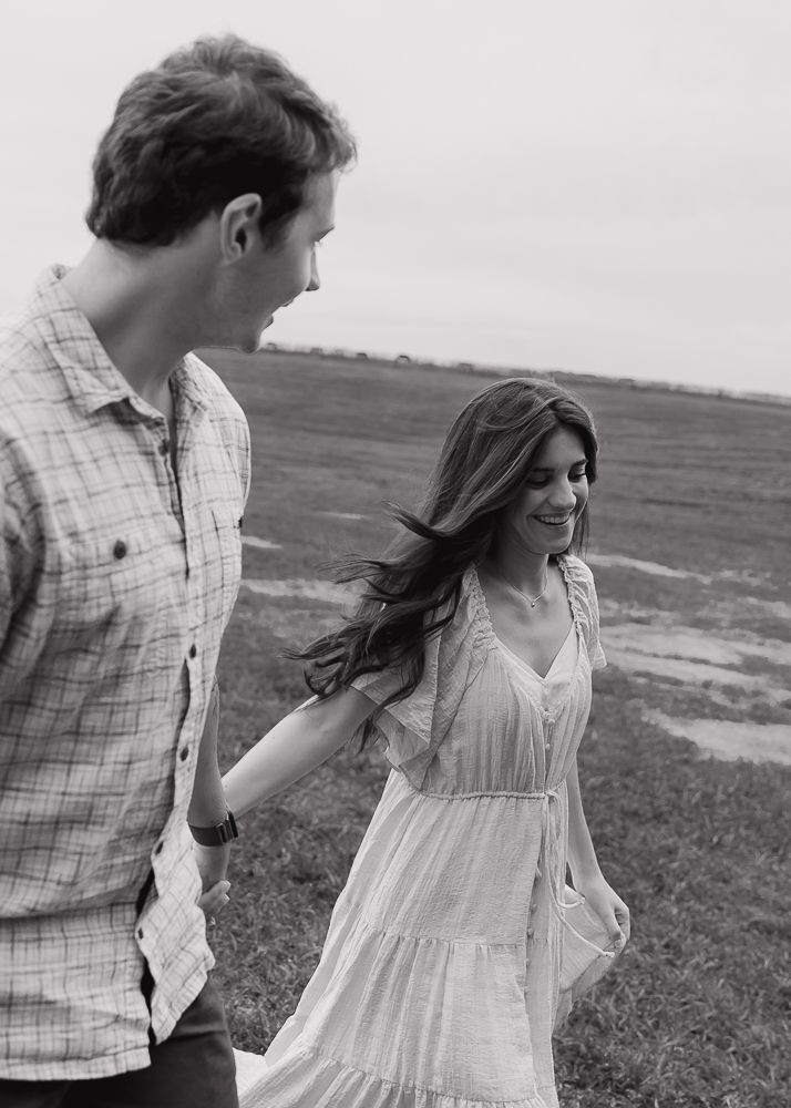 Moody engagement session at The Emerald Hill in Hiddenite, NC.