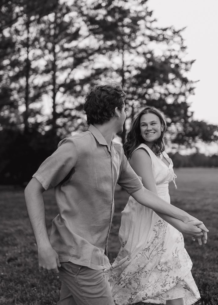 Beautiful Summer engagement session at Frank Liske Park in Concord, NC.