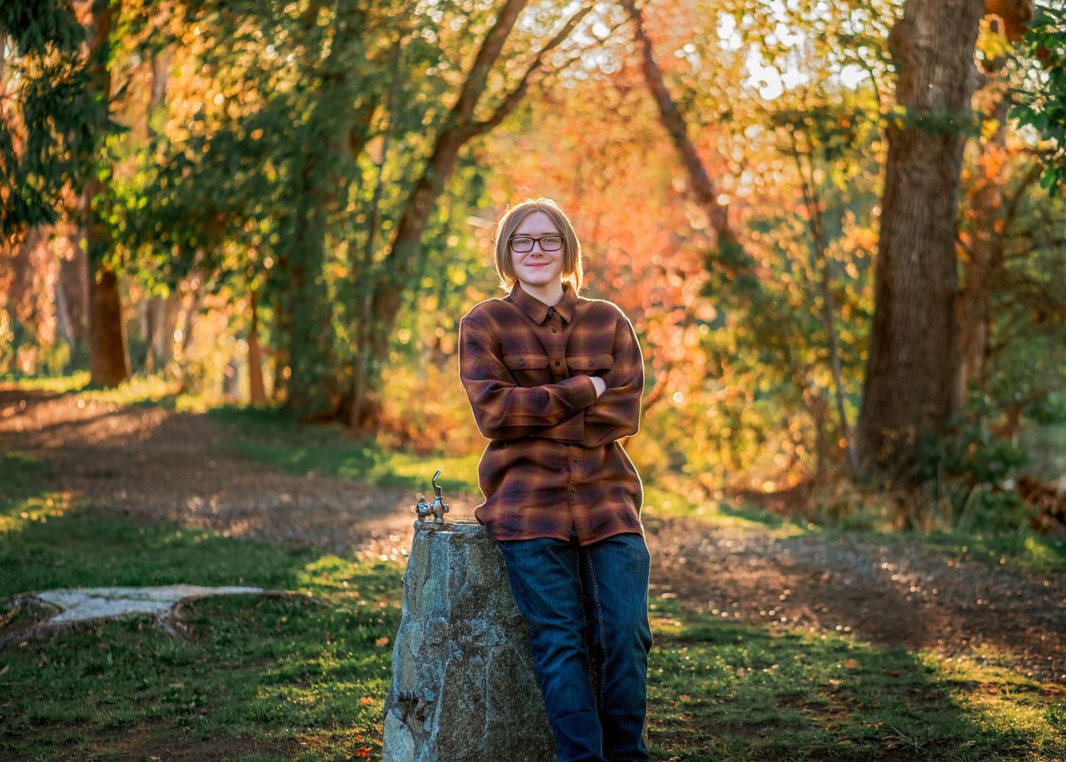 Eagle Point High School Senior at TouVelle State Park