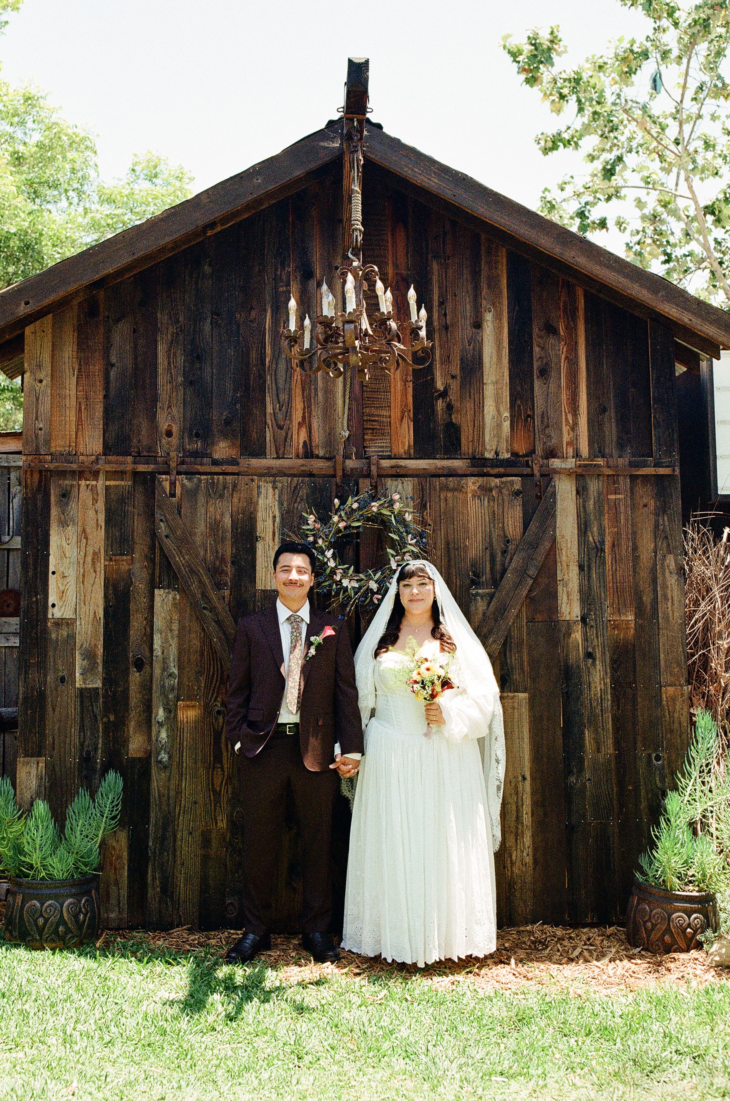 Los Angeles Film wedding photographer specializing in funky retro film photography
