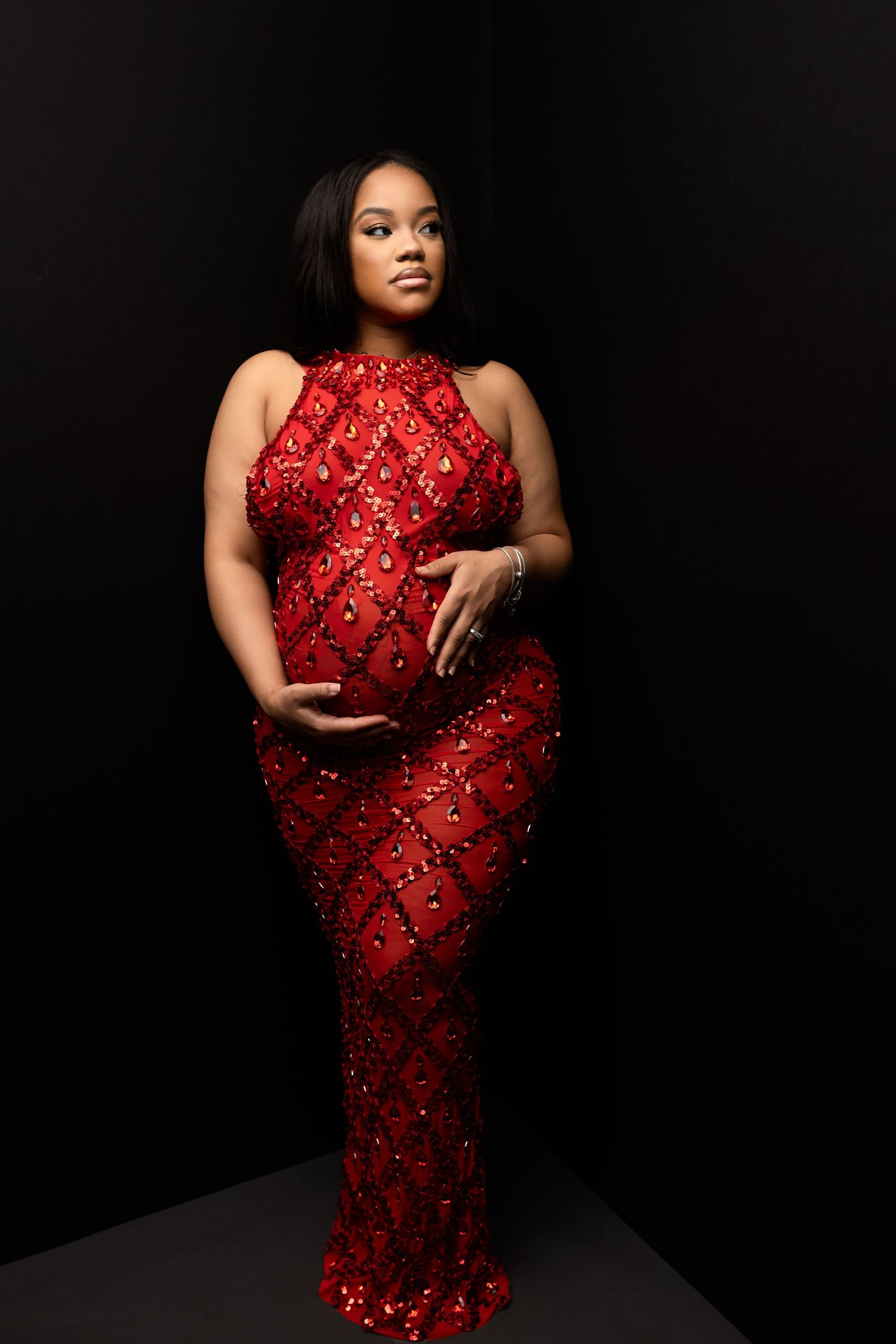 NJ maternity photographer black owned photoshoot north jersey maternity
