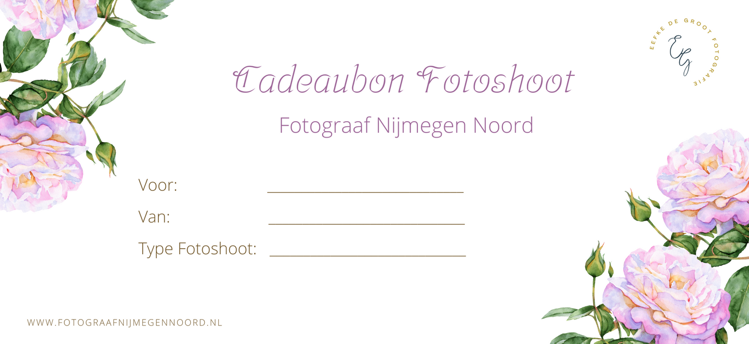cadeaubon fotoshoot Nijmegen