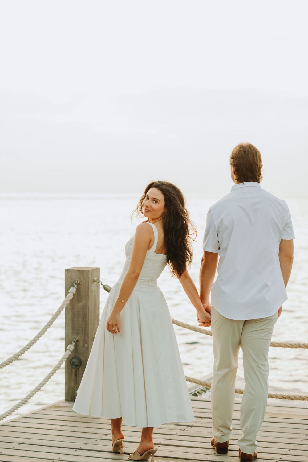 St Lucia surprise proposal and engagement photoshoot at Sugar Beach Viceroy