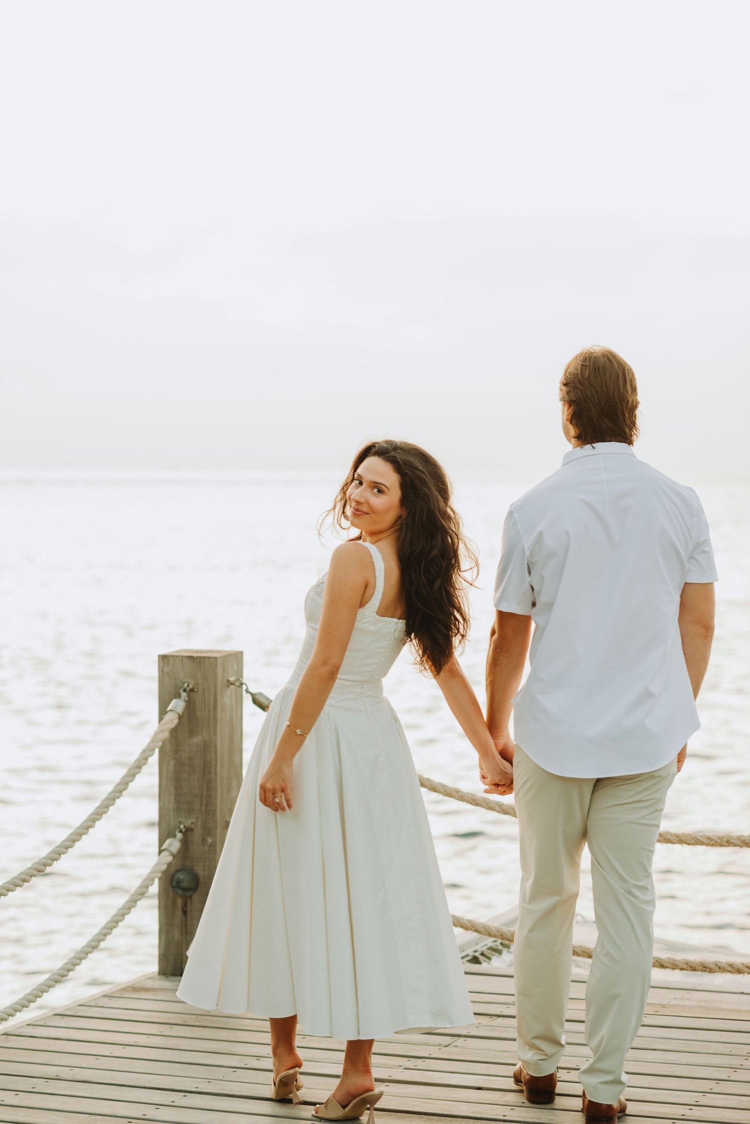 St Lucia surprise proposal and engagement photoshoot at Sugar Beach Viceroy