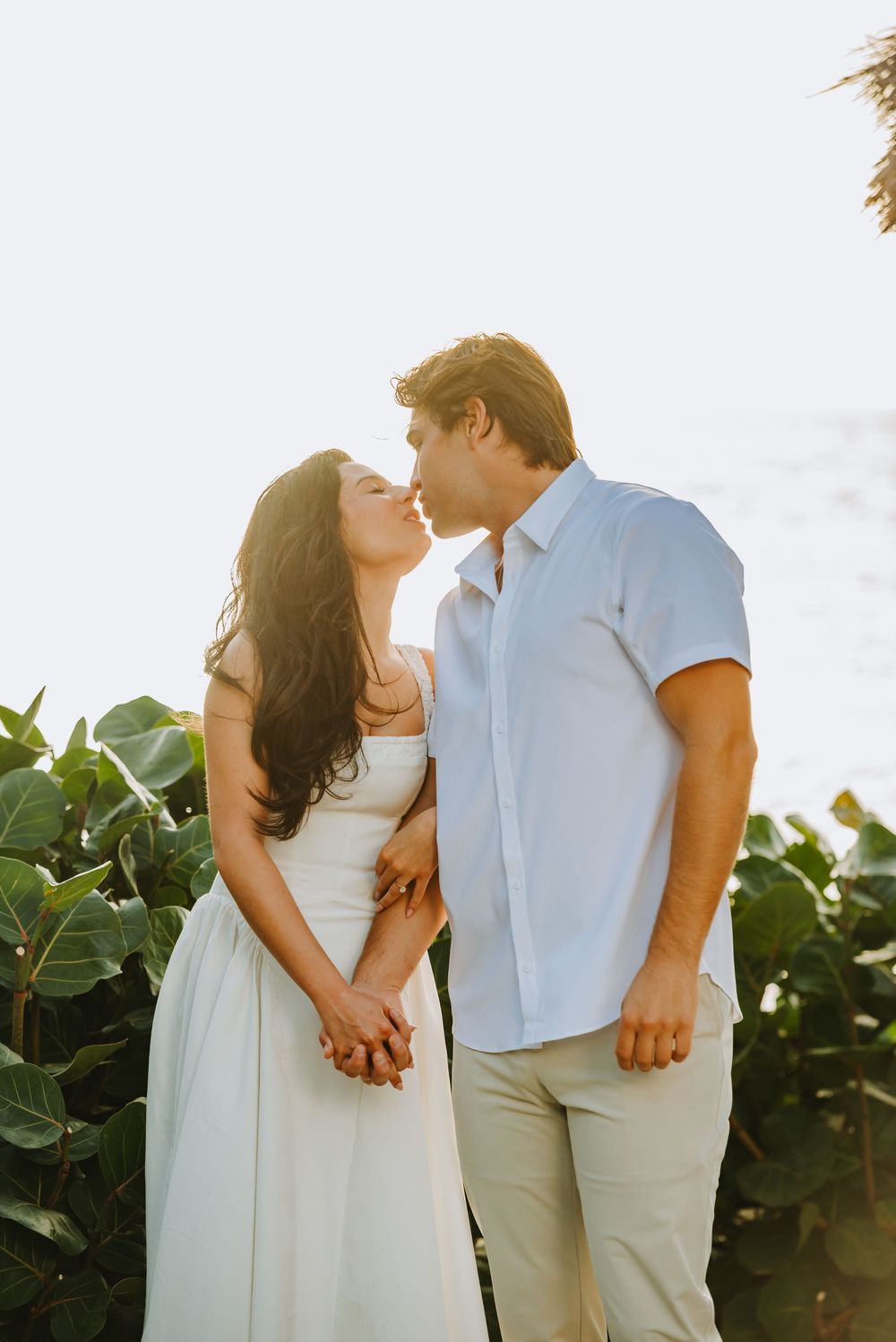 St Lucia surprise proposal and engagement photoshoot at Sugar Beach Viceroy