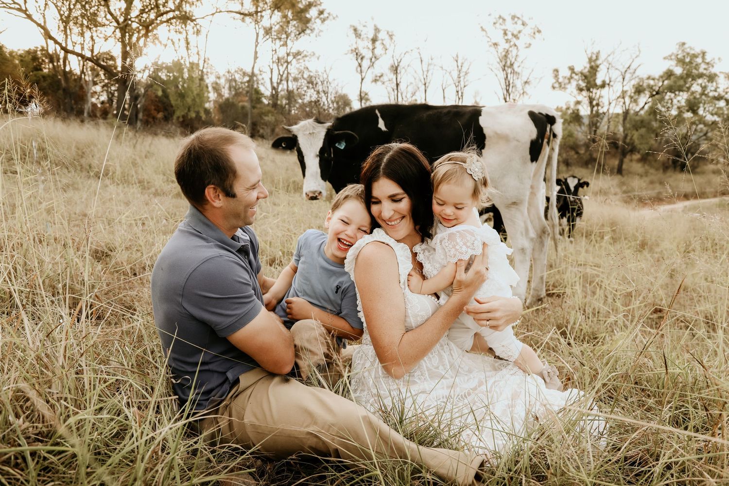 Cuddles, Tickles and smiles.