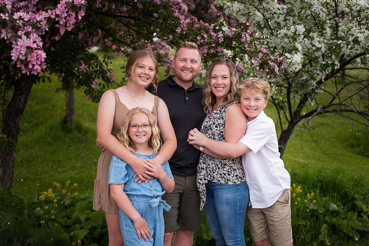 Family Portrait in the Spring.