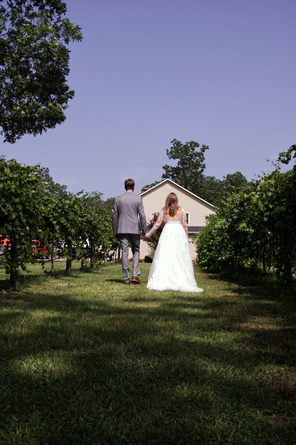 Elegant Griffin, Georgia wedding with bride and groom