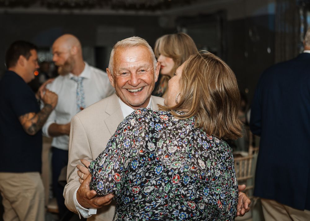 Couple dancing at Wedding reception in South Yorkshire.