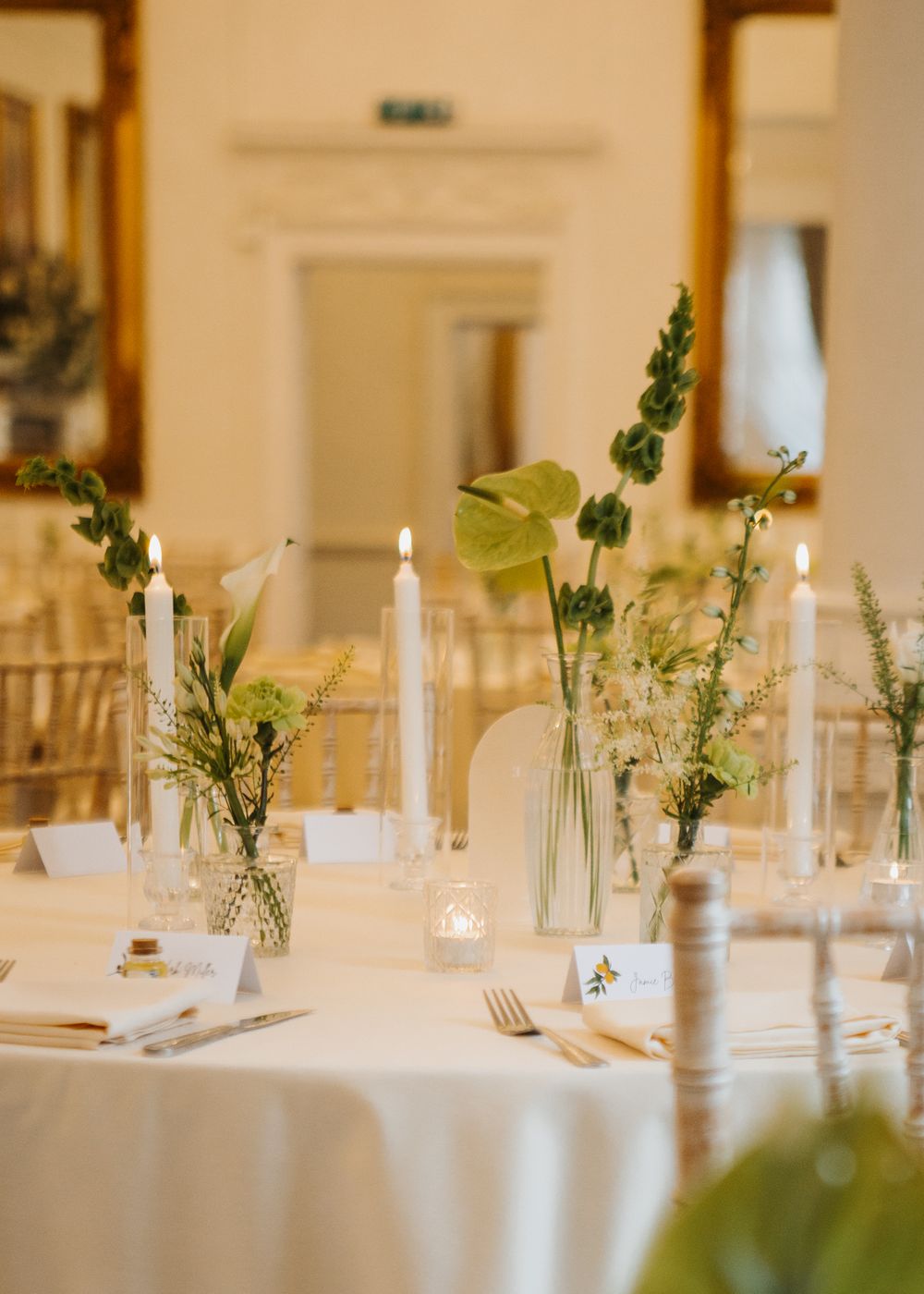 Bawtry Hall Decorated for an evening party.