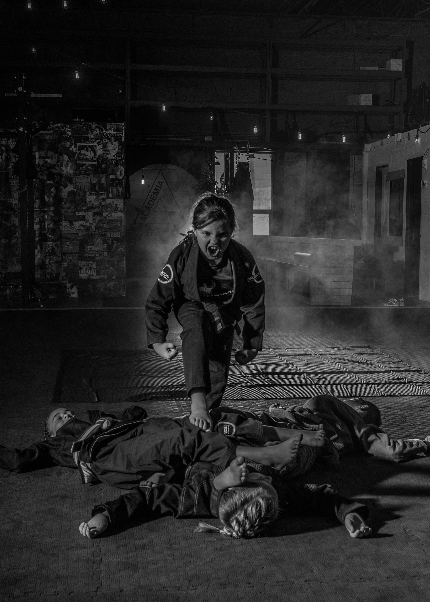 kids Jiu Jitsu portrait photos in Beamsville Niagara Academia BJJ