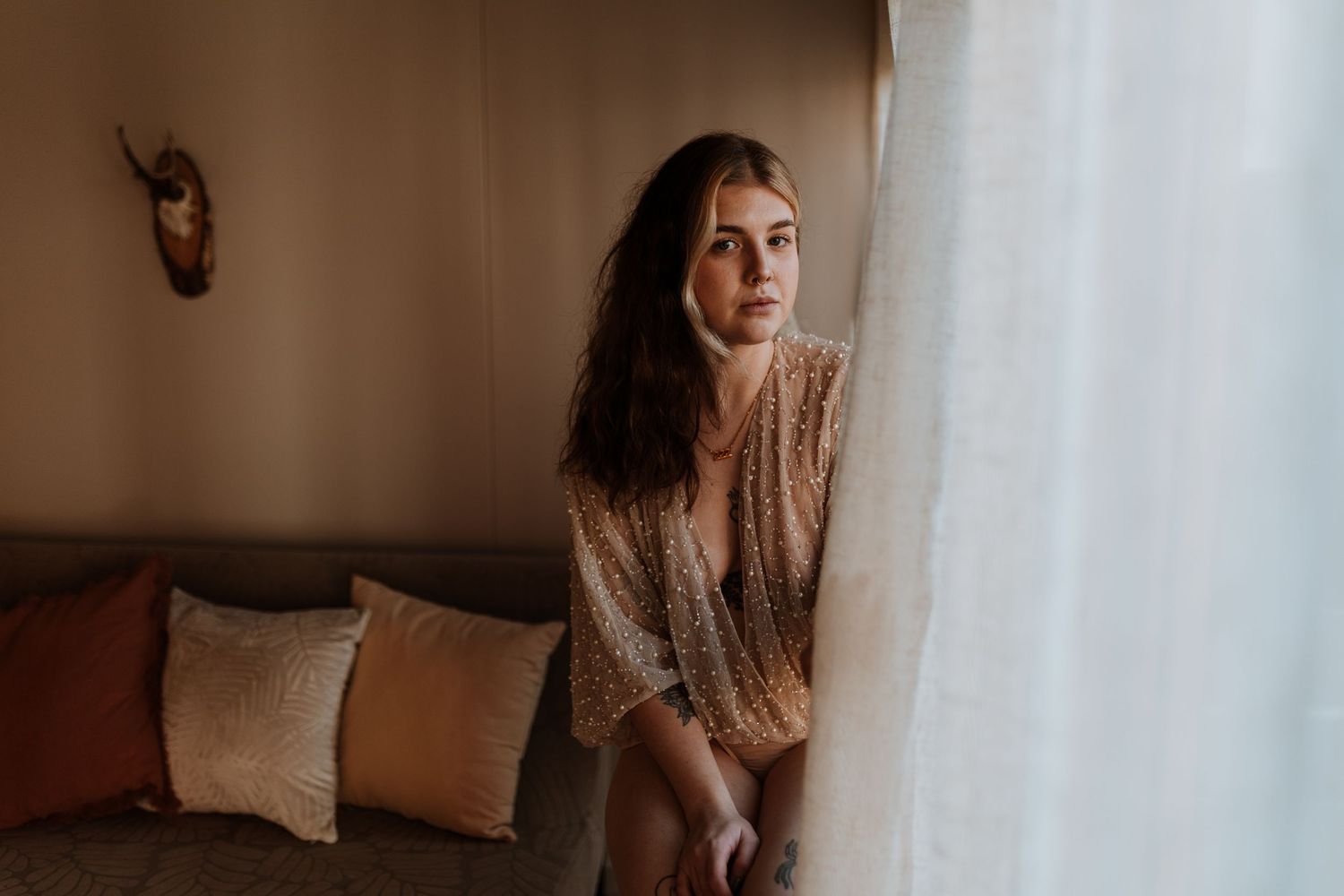 Female photographer in Powys