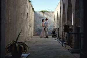 Getting to special access places for the bride & groom shoot in Dunedin.