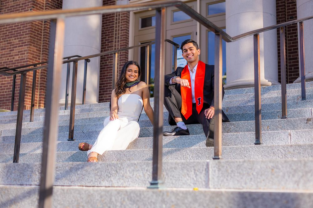 Graduation Photoshoot in Champaign-Urbana, Illinois by Alex Yuan Photography, Professional Photographer at UIUC