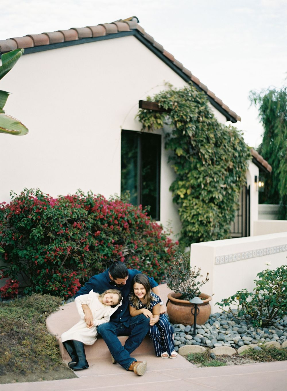 San Diego Film Family Photographer. At Home Family Photos on Film in Encinitas California.  Natural, Candid + Refined.