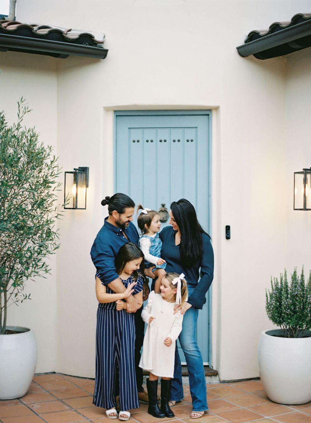 San Diego Film Family Photographer. At Home Family Photos on Film in Encinitas California.  Natural, Candid + Refined.