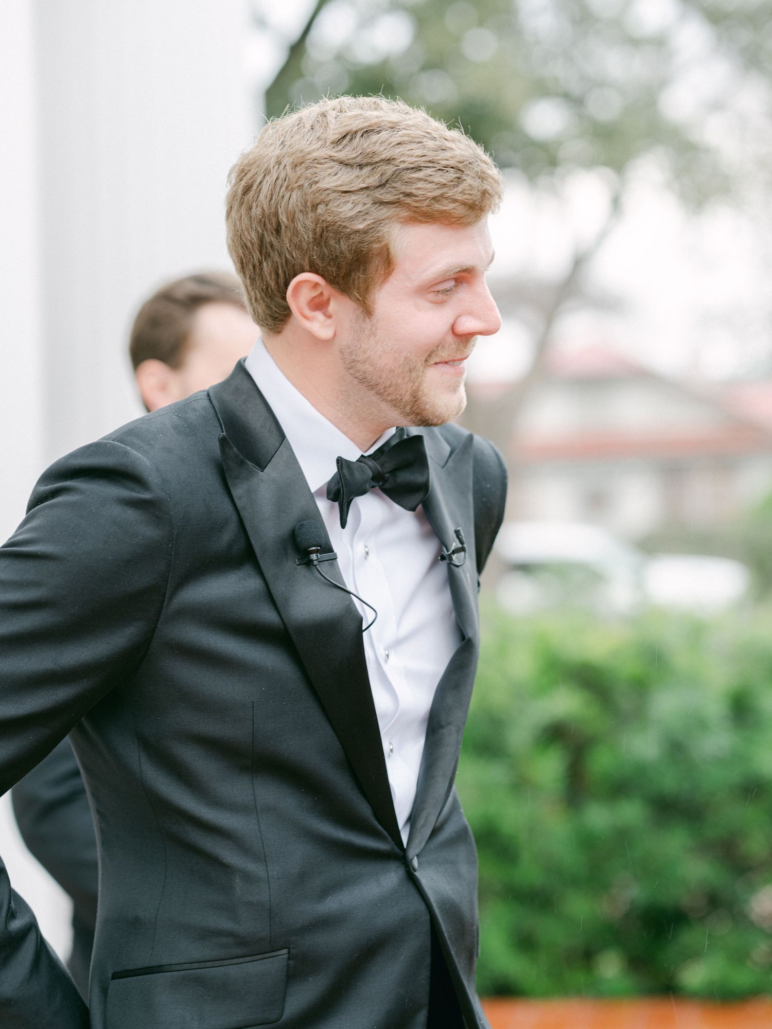 Woodbine Mansion Round Rock Austin Texas Winter Wedding Fine Art Editorial Photography Ceremony main steps front porch